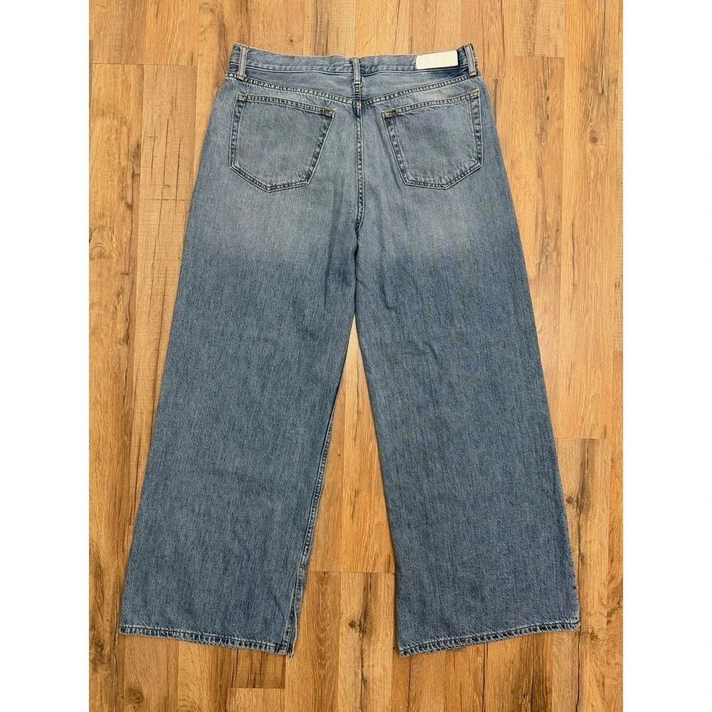 RE/DONE Wide‎ Leg Jeans 31 Vintage Flow High Rise Lyocell Blend